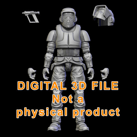 Scout Figure Digital 3D files