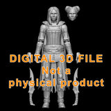 Vampiress Articulated Figure Digital 3D files