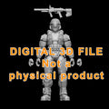 Shock trooper Articulated Figure Digital 3D files