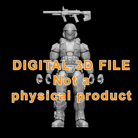 Shock trooper Articulated Figure Digital 3D files
