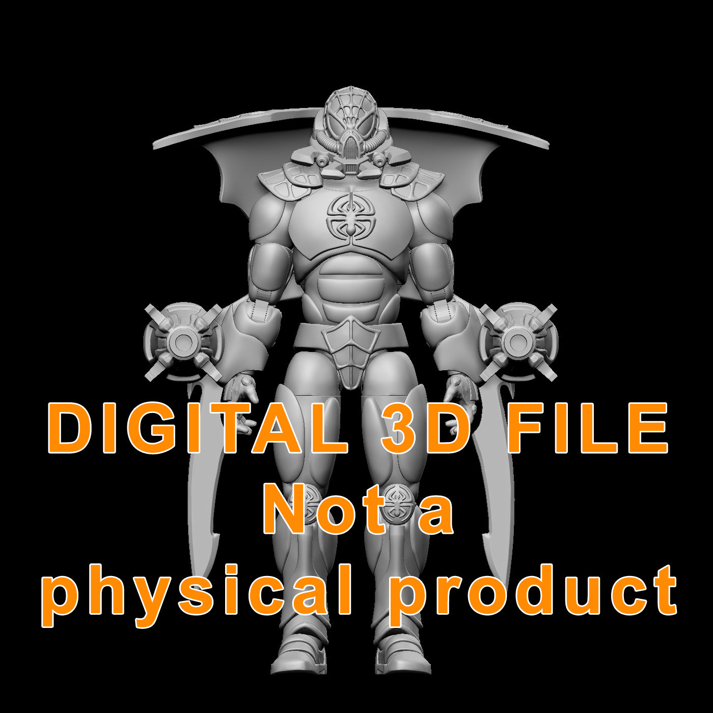 Quantum Spider Articulated Figure Digital 3D files