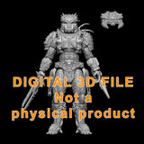 Spike Tail Hunter Articulated Figure Digital 3D files