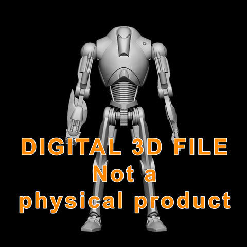 Super Battle Bot Articulated Figure Digital 3D files