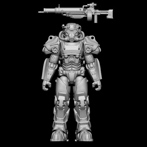 T-60 POWER ARMOR Micro 2" Figure