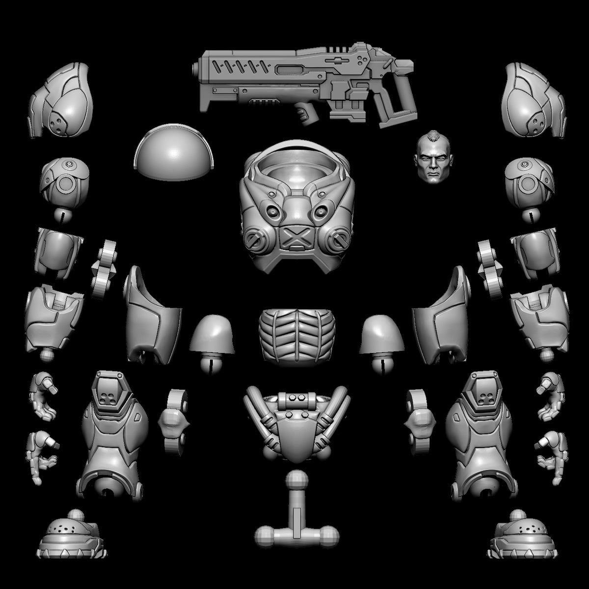 Terran Marine Version 2 BULK FRAME