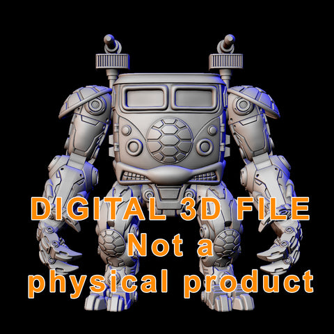 Turtle Mech "BB" 3D model digital download