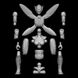 Fmale Quantum Raider Micro Figure 2" Figure EZ build