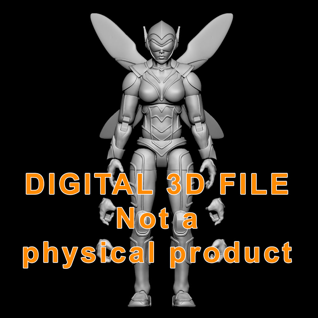 Female Quantum Raider  Figure Digital 3D files