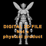 Female Quantum Raider  Figure Digital 3D files