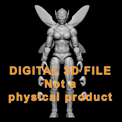 Female Quantum Raider  Figure Digital 3D files