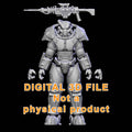 X-01 Power armor Articulated Figure Digital 3D files
