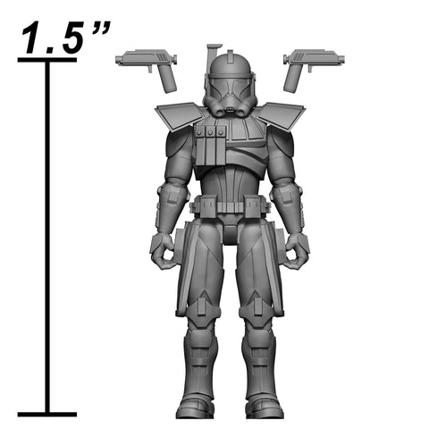 1.5" (38mm) Legion Scale Scale ARC Soldier 4-PACK