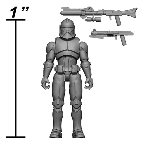 1" Galaxy Scale P1-trooper 4-PACK